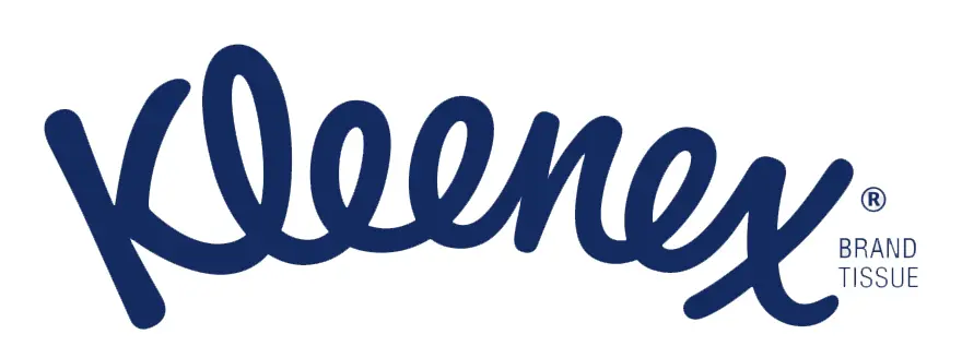 Brandmark Kleenex Производство Kleenex от Kimberly-Clark