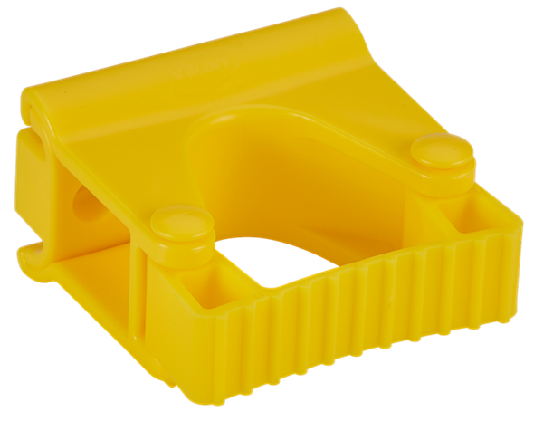 10136 Гигиеничное настенное крепление Vikan с зажимом, 8.2 см, желтый цвет