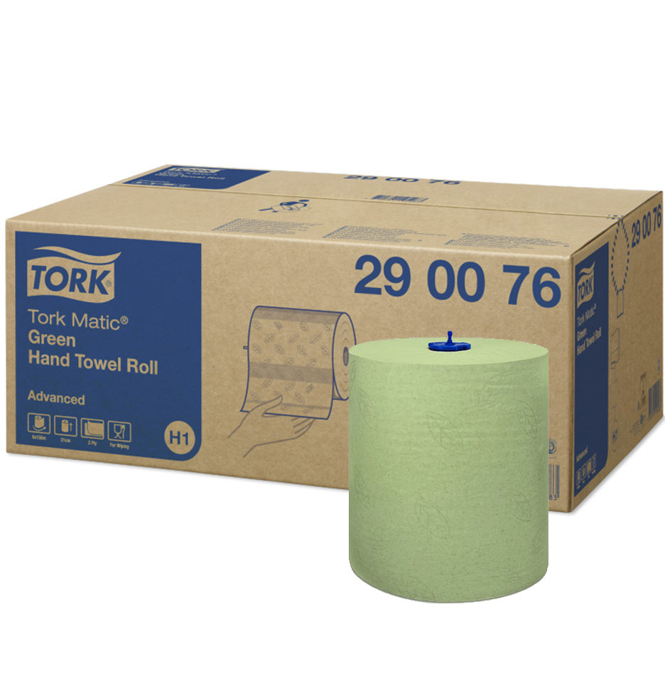 Полотенца tork matic. Tork 290076. Полотенца бумажные торк 150 м. Полотенца бумажные Tork h1. Бумажные полотенца Tork Advanced h1 290076, в рулоне, 150м, 2 слоя, зеленые.