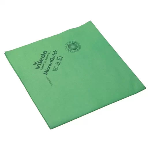 170637 Салфетки МикронКвик Vileda Professional зеленые, 40 x 38 см, 5 шт