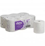 6780 Бумажные полотенца Kleenex Ultra белые двухслойные, 6 рулонов по 150 метров