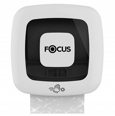 8077058 Сенсорный диспенсер Focus (работает от сети/батареек) для бумажных полотенец в рулонах, белый