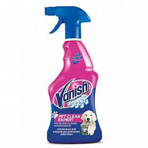 Спрей Vanish Pet Clean Expert Oxi Action для уборки за животными, против пятен на ковре и обивке мебели, 750 мл