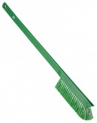 41972 Особо узкая чистящая щетка с длинной ручкой Vikan зеленый, средний ворс, 60 см