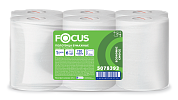 5078393 Бумажные полотенца Focus Jumbo с центральной подачей, однослойные, 6 рулонов по 120 м