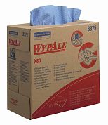 8375 Протирочный материал WypAll X80 синий однослойный в коробке-диспенсере, 80 листов