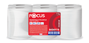 5036772 Бумажные полотенца Focus Jumbo Centerpull белые двухслойные с центральной подачей, 6 рулонов по 125 метров