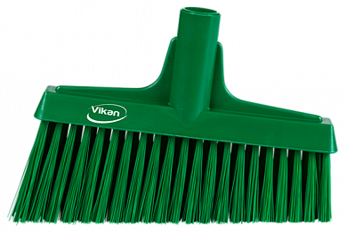 31052 Щетка для подметания с ворсом под углом Vikan зеленый, 26 см, средний ворс