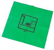 110432-10 Cалфетки Polifix Polyurethane Cloth для уборки зеленые, 10 шт