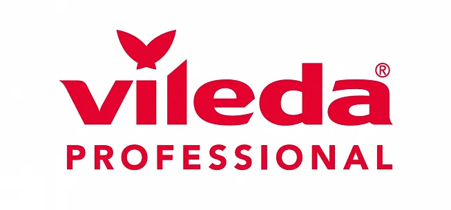 Логотип уборочного инвентаря Vileda Professional