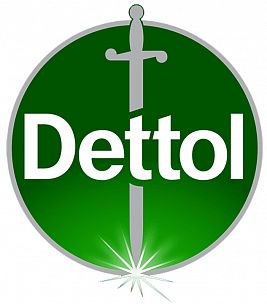 Логотип антисептиков Dettol/Деттол