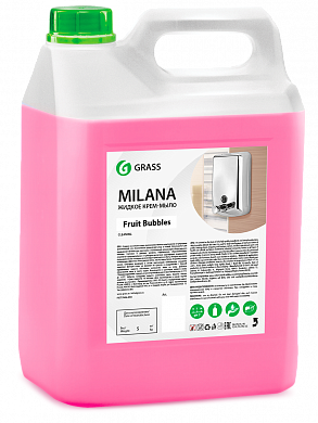 125318 Крем-мыло жидкое увлажняющее Milana fruit bubbles, 5 л
