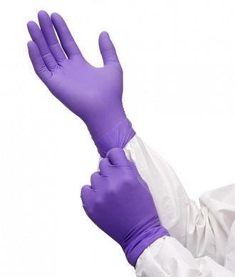 90629 Нитриловые лабораторные перчатки Kimtech Science Purple Nitrile, 45 пар, размер XL