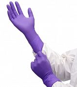 97610 Нитриловые лабораторные перчатки Kimtech Science Purple Nitrile Extra, 25 пар, размер XS
