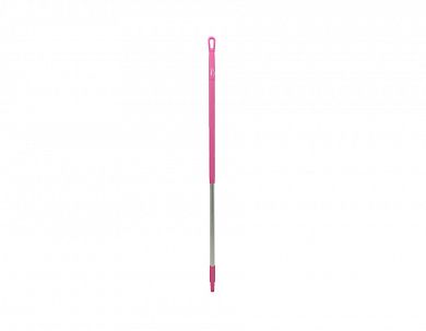 29351 Алюминиевая эргономичная ручка Vikan розовая, Ø 3.1 см, 131 см