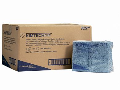 7622 Протирочный материал Kimtech Prep для очистки с применением химикатов, 35 листов
