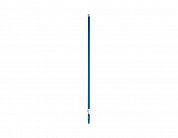 29753 Алюминиевая телескопическая ручка Vikan синяя, Ø 3.2 см, 157.5 - 278 см