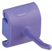 10128 Гигиеничное настенное крепление Vikan с одинарным крюком фиолетовый, 4.1 см