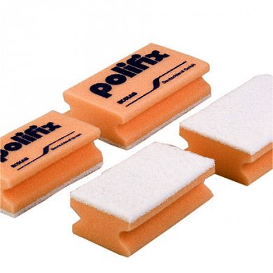ID111039/10 Губки с белым абразивом Polifix Sanitary Sponge 12x7 см, 10 шт