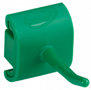 10122 Гигиеничное настенное крепление Vikan с одинарным крюком зеленый, 4.1 см