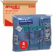 8395 Салфетки из микрофибры WypAll Microfibre Cloth синие, 6 шт