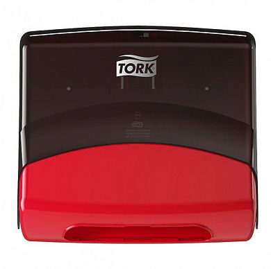 654008 Диспенсер Tork Performance для протирочного материала в пачках, красный