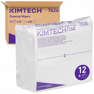 7624 Безворсовый протирочный материал Kimtech Pure для тонких работ, 420 листов