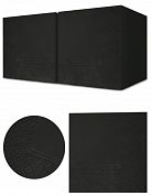 1418 Бумажные салфетки USMA черные двухслойные, 1/8 сложения, 24 x 24 см, 18 пачек по 250 листов