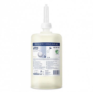 420401 Косметическое жидкое мыло-очиститель для рук от жировых и технических загрязнений Tork, 1 л