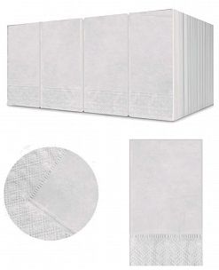 1833 Бумажные салфетки USMA белые двухслойные, 1/8 сложения, 33 x 33 см, 9 пачек по 200 листов