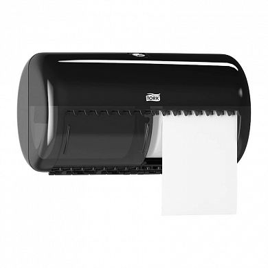 557008 Диспенсер Tork для туалетной бумаги в стандартных рулонах, черный