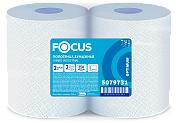 5079731 Индустриальное полотенце Focus Economic Choice белое, двухслойное, 2 рулона по 350 м