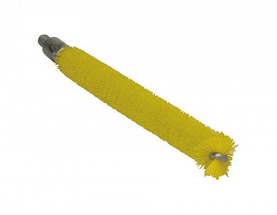 53546 Ерш используемый с гибкими ручками Vikan желтый, Ø 1.2 см, 20 см, средний ворс