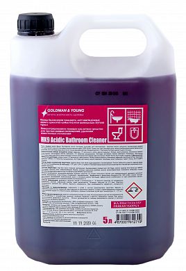 040201 Средство для удаления известковых отложений HK9 Acidic Bathroom Cleaner, 5 л