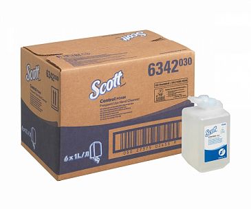 6342 Жидкое пенное мыло Scott Control, 6 картриджей по 1 литру