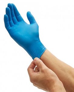 90097 Ультратонкие нитриловые перчатки KleenGuard G10 Arctic Blue, 100 пар, размер M