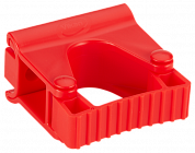 10134 Гигиеничное настенное крепление Vikan с зажимом, 8.2 см, красный цвет