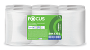 5043330 Бумажные полотенца Focus Extra Quick белые однослойные, 6 рулонов по 200 метров