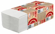 5069902 Листовые бумажные полотенца Focus Premium белые двухслойные Z-сложения, 20 пачек по 200 лист
