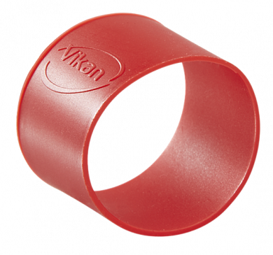 98024 Силиконовое цветокодированное кольцо для инвентаря Vikan красное, Ø 4 см, 5 шт