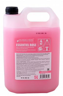020301 Косметическое мягкое моющее средство для рук Essentiel Rose, 20 л