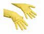 100539 Перчатки латексные Контракт Vileda Professional желтые, размер M 1